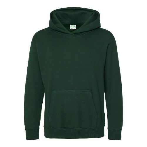 Awdis Just Hoods Kids Hoodie Bottle Green